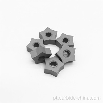 Star Shape Carbide Widia inserções para corte de mármore